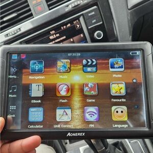 Black GPS Navigation System